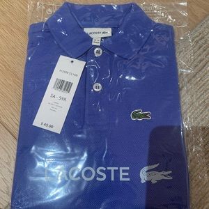 Lacoste polo kids size 5